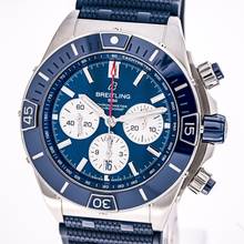 Thumbnail von Breitling Chronomat Super Chronomat B01 44 Blue – AB0136161C1S1 – like NEW – 2021 Full Set