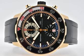 Thumbnail von IWC Aquatimer Chronograph IW376903 18k Rosé Gold Black Dial Rubber