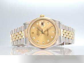 Thumbnail von Rolex Datejust 36 36mm 16233 1997 Stahl Gelbgold 750 Diamanten Automatik Stainless Steel 18kt Yellow Gold Jubilé-band Chronometer Oyster