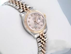 Thumbnail von Rolex Lady-Datejust 26mm 179171 2010 Stahl Roségold 750 Diamanten Automatik