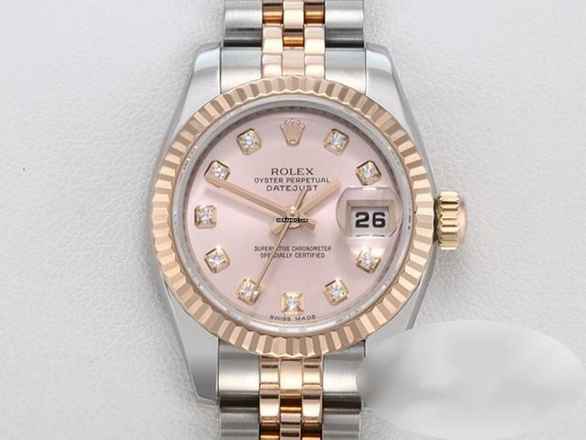  Rolex Lady-Datejust 26mm 179171 2010 Stahl Roségold 750 Diamanten Automatik 