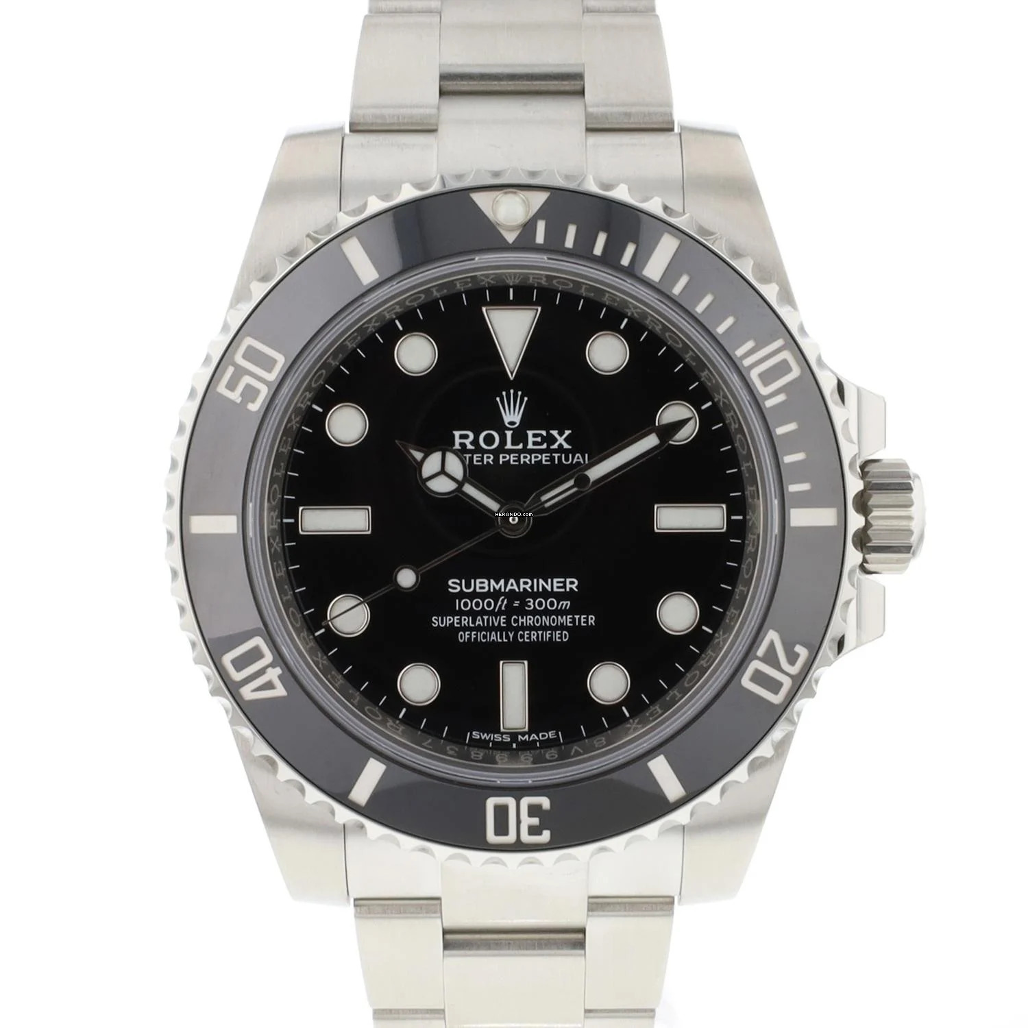  Rolex Submariner (No Date) No-Date 114060 NEW '20 