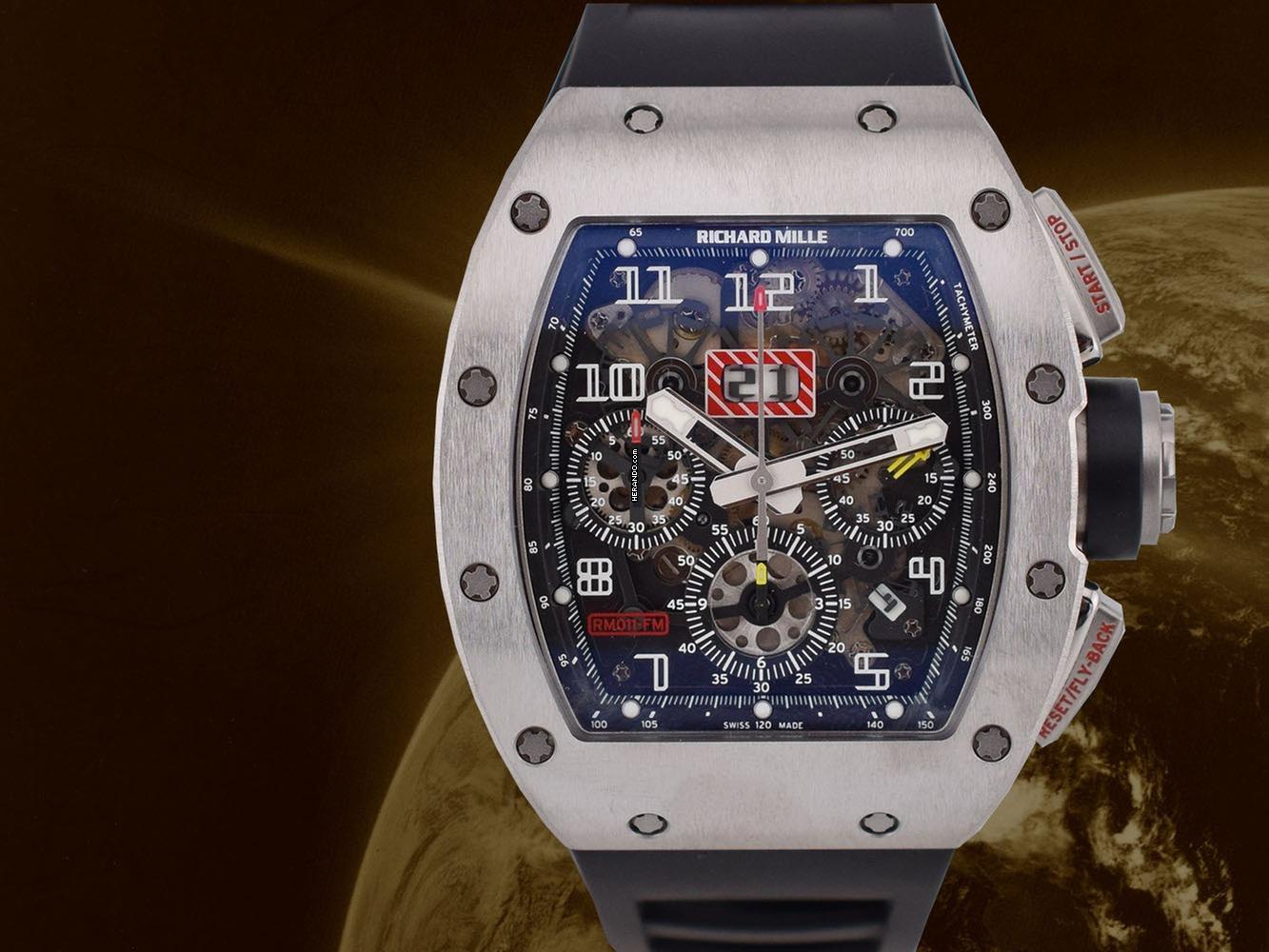 Thumbnail von Richard Mille RM 011 Felipe Massa Rm11-fm Titanium Like New Full Set
