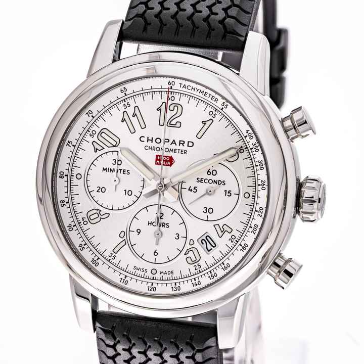 Chopard Mille Miglia Classic Chronograph Silver 42 – 168589-3001 – like NEW ~ 2022 