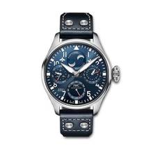 Thumbnail von IWC Große Fliegeruhr Big Pilot 46 Perpetual Calendar Blue Dial - With Box And Papers - IW503605 2022