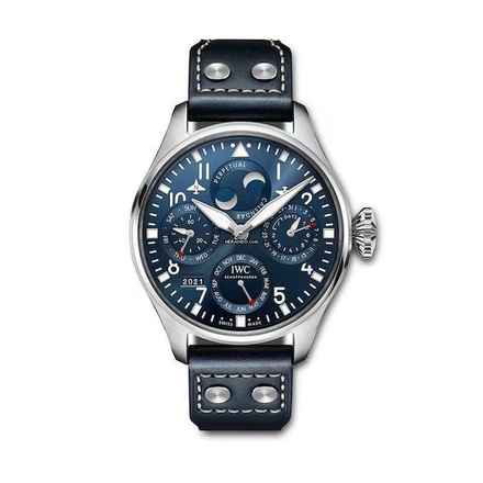  IWC Große Fliegeruhr Big Pilot 46 Perpetual Calendar Blue Dial - With Box And Papers - IW503605 2022 