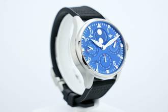 Thumbnail von IWC Große Fliegeruhr Big Pilot 46 Perpetual Calendar Blue Dial - With Box And Papers - IW503605 2022