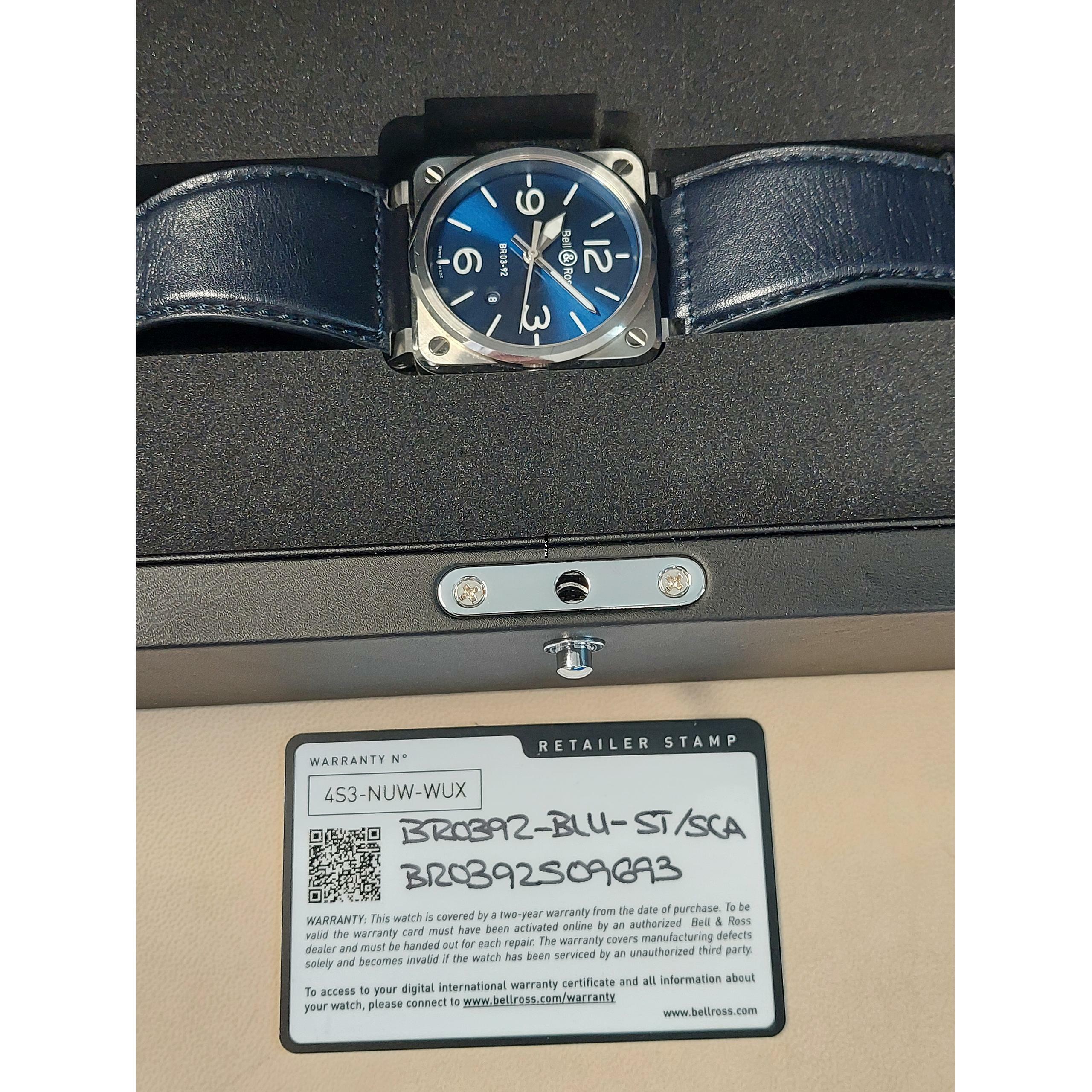 Thumbnail von Bell & Ross BR 03-92 Steel Blue Full Set