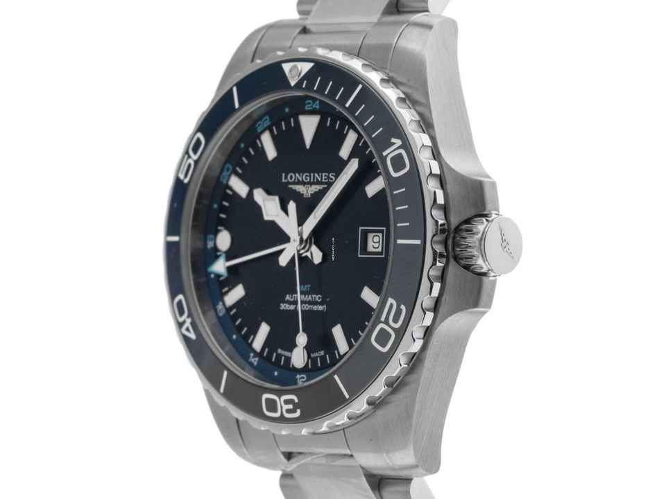  Longines HydroConquest GMT Ref.L3.890.4.96.6 2025 Full Set Ungetragen 