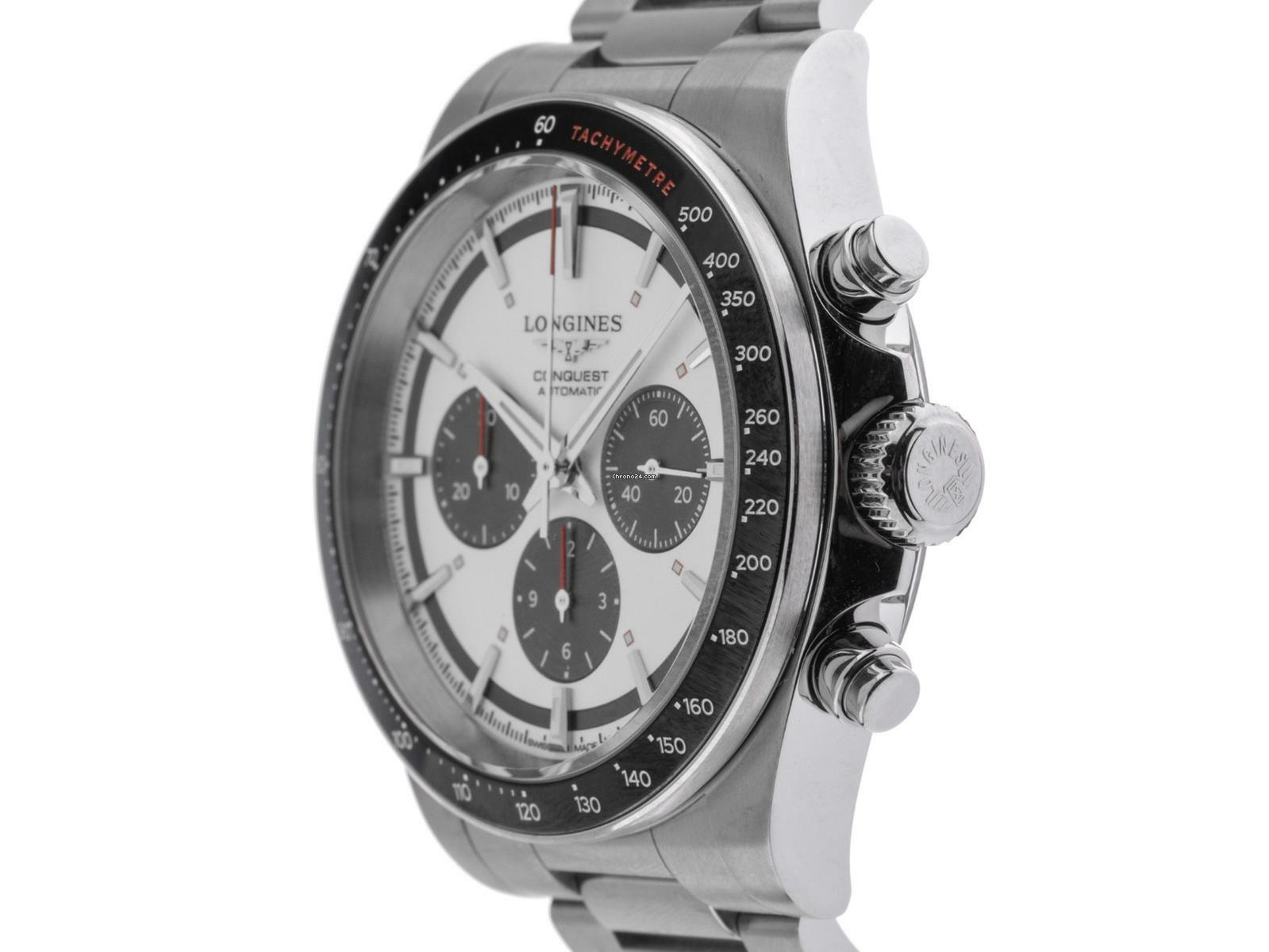  Longines Conquest Chronograph Ref.L3.835.4.72.6 2025 Full Set Ungetragen 