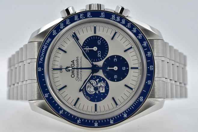  Omega Speedmaster Professional Moonwatch Silver Snoopy Award 50th Anniversary 31032425002001 