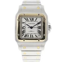 Thumbnail von Cartier Santos Galbée XL Steel/Gold Automatic