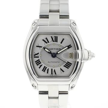  Cartier Roadster Automatic Silver 