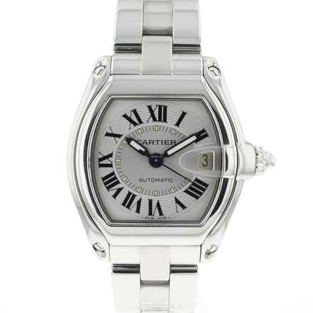  Cartier Roadster Automatic Silver 