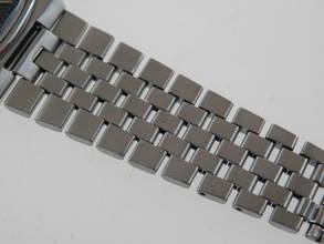 Thumbnail von Omega Seamaster Herrenuhr mit Stahlband schwarzes Zifferblatt von 1977 seltene Seamaster mit dem original Stahlband volle Länge