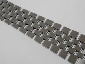 Thumbnail von Omega Seamaster Herrenuhr mit Stahlband schwarzes Zifferblatt von 1977 seltene Seamaster mit dem original Stahlband volle Länge