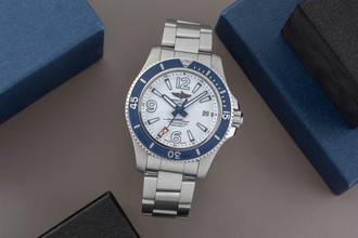 Thumbnail von Breitling Superocean 42 Edelstahl Automatik Herrenuhr Ref. A17366