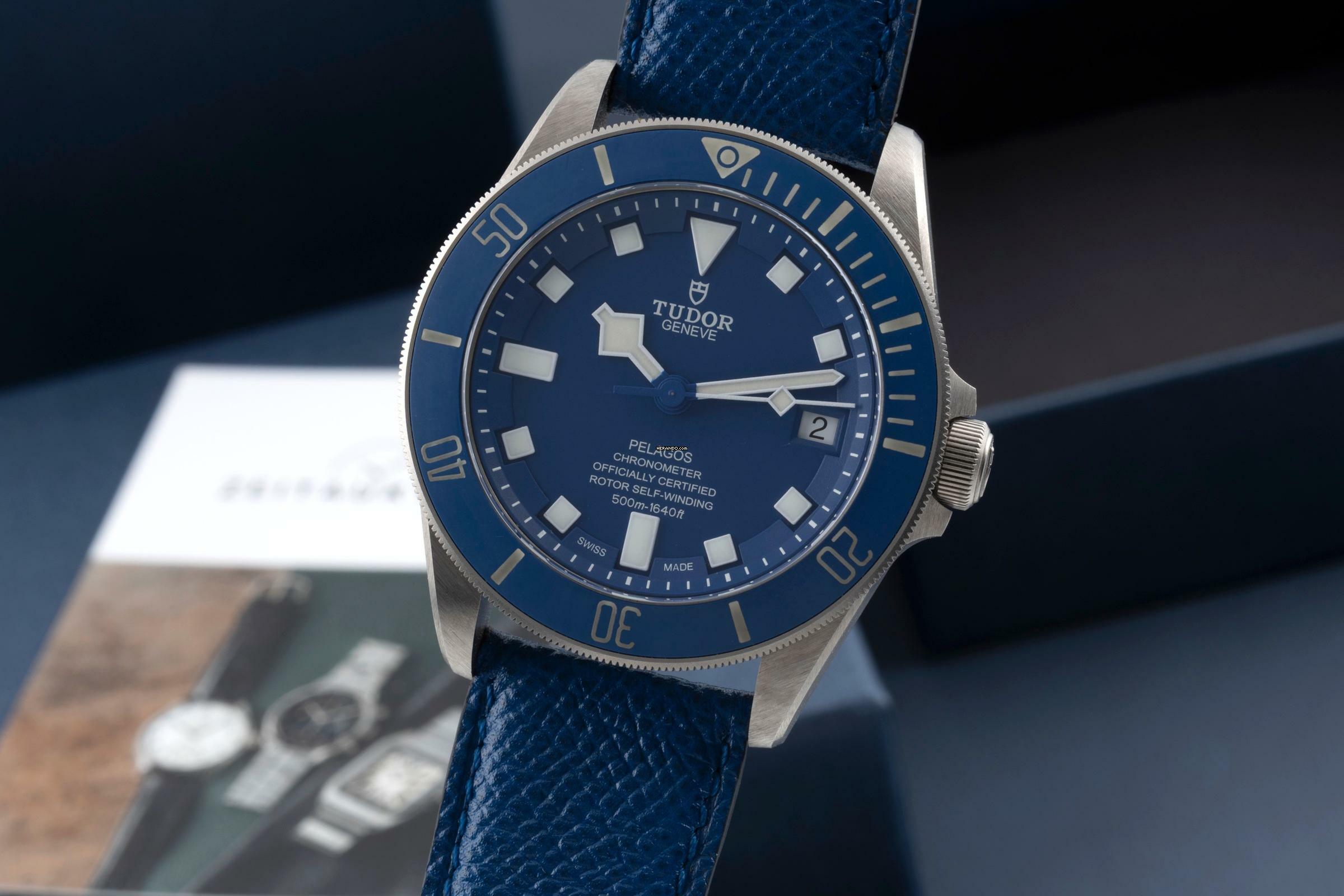  Tudor Pelagos Titan Automatik Herrenuhr Ref. M25600TB-0001 Papiere 2022 