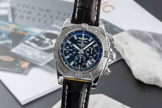 Thumbnail von Breitling Chronomat 44 Chronograph Stahl Automatik Ref. AB011511/BF70 B&P 2017