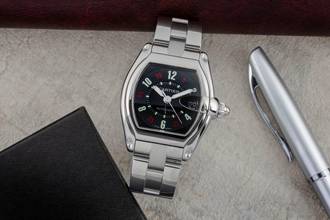 Thumbnail von Cartier Roadster de Cartier LM Vegas Dial Automatik Herrenuhr Ref. W62002V3