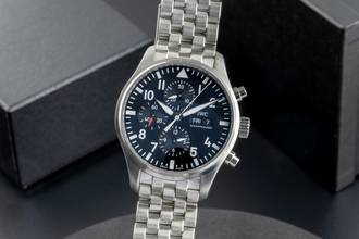 Thumbnail von IWC Fliegeruhr Chronograph Fliegerchronograph Chronograph Stahl Automatik Herrenuhr Ref. IW377710