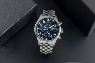 Thumbnail von IWC Fliegeruhr Chronograph Fliegerchronograph Chronograph Stahl Automatik Herrenuhr Ref. IW377710