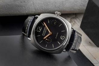 Thumbnail von Panerai Radiomir 8 Days Titan Handaufzug Herrenuhr Ref. PAM00346 B&P 2014