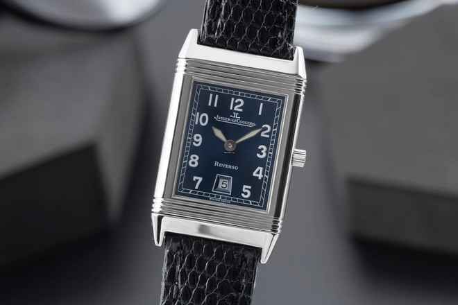  Jaeger-LeCoultre Reverso Classique Stahl Quarz Damenuhr Ref QA251804 / 250.8.10 
