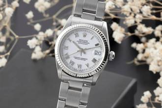 Thumbnail von Rolex Datejust 31 Stahl / Weissgold Roman Dial Oyster Perpetual Ref. 68274