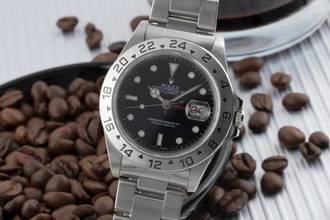 Thumbnail von Rolex Explorer II Black Dial Edelstahl Automatik Herrenuhr Ref. 16570 A-Serie