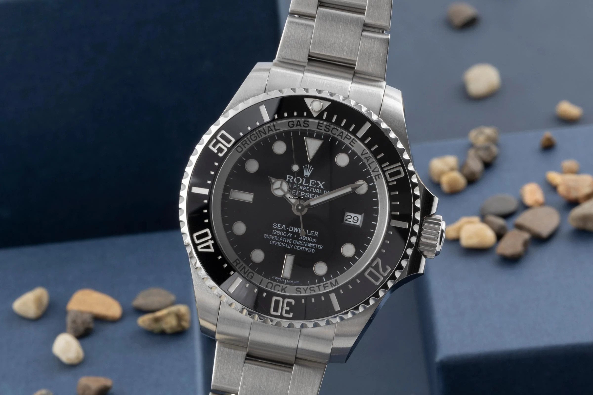  Rolex Sea-Dweller Deepsea Black Dial Oyster Stahl Automatik Ref. 116660 B&amp;P 2012 