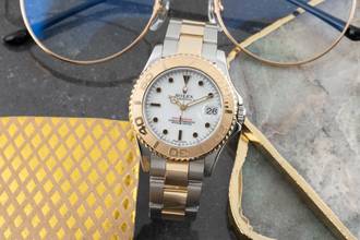 Thumbnail von Rolex Yacht-Master White Dial Stahl Gold Automatik Herrenuhr 168623