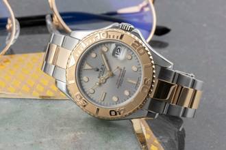 Thumbnail von Rolex Yacht-Master Grey Dial Edelstahl / Gold medium Ref. 168623 A-Serie