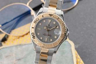 Thumbnail von Rolex Yacht-Master Grey Dial Edelstahl / Gold medium Ref. 168623 A-Serie