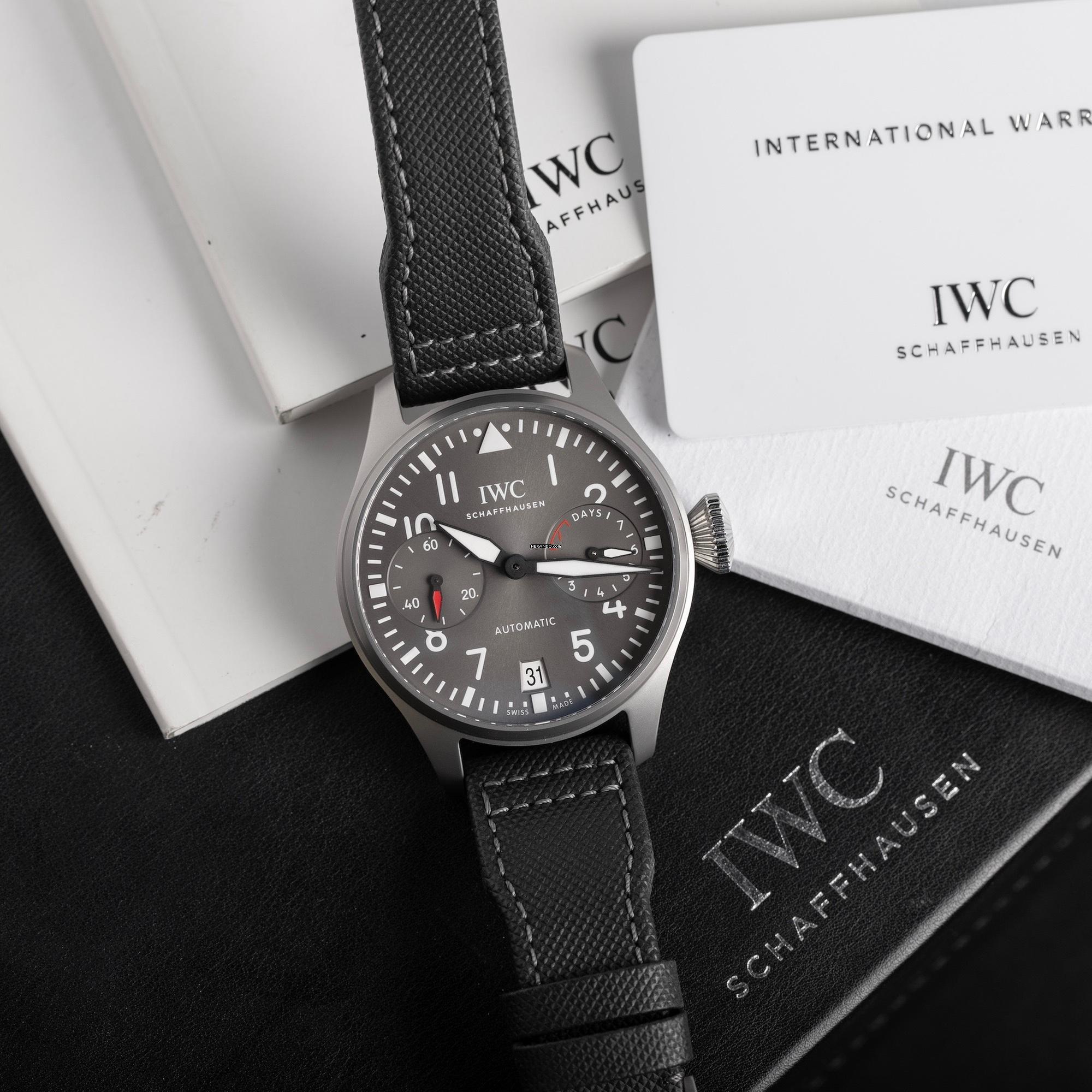  IWC Große Fliegeruhr Big Pilot Patrouille Suisse Full Set 2021 