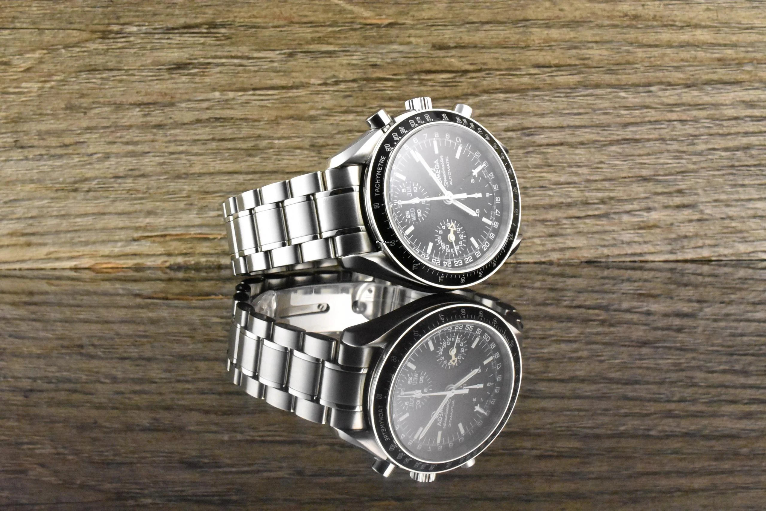 Thumbnail von Omega Speedmaster Day Date Tripel Date - Nice Vintage - Red Card