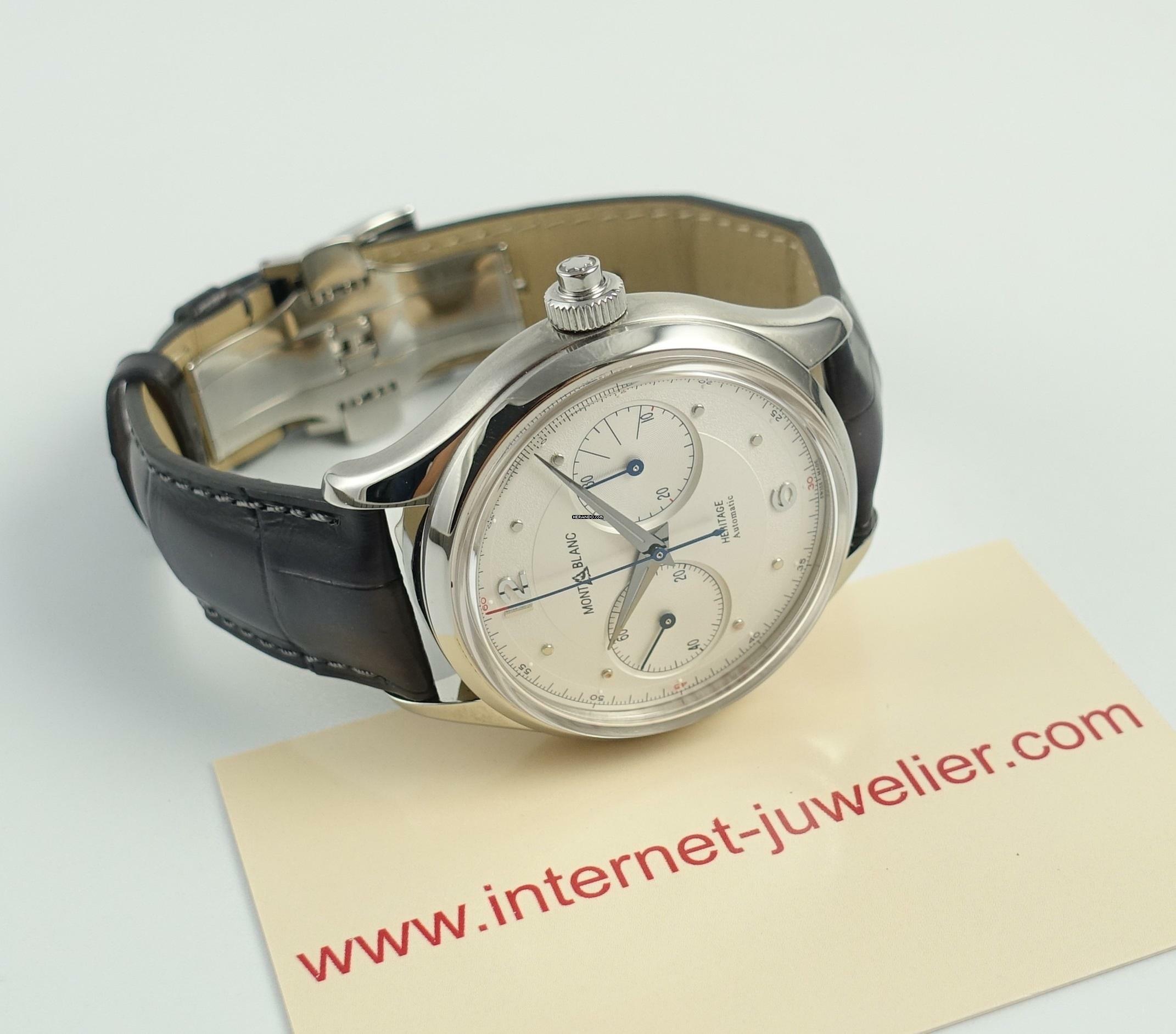 Thumbnail von Montblanc Heritage Chronométrie Monopusher Chronograph Full Set