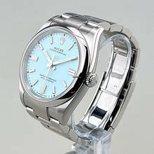Thumbnail von Rolex Oyster Perpetual 36 Zifferblatt türkis blau Tiffany dial Index Oysterarmband Full Set EK 10/2025 deutsche Auslieferung