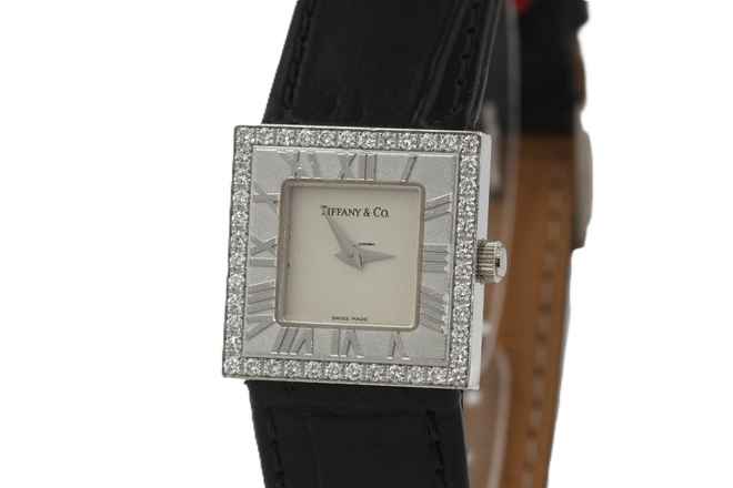  Tiffany Atlas & Co Atlas 18K White Gold & Diamonds 