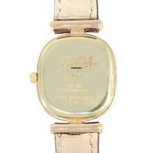 Thumbnail von Damenarmbanduhr mit Faberge Wappen Gravur und Brillant Index Quarz aus 585 Gelbgold mit Gebrauchsspuren