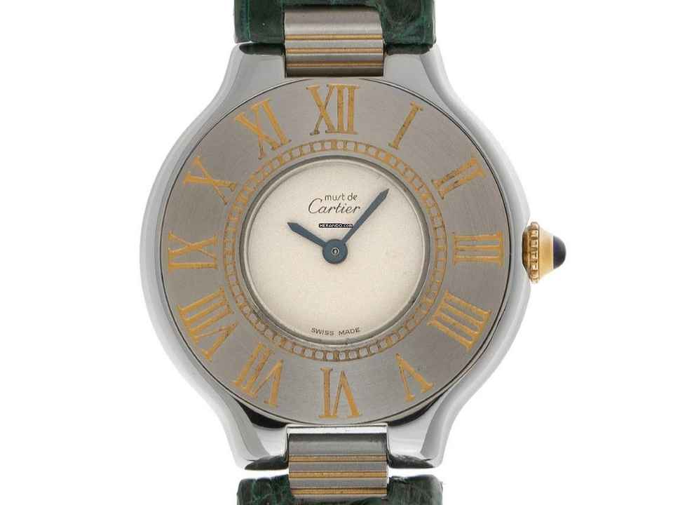  Cartier 21 Must de Cartier Ref.9011 1990 Box&Beschreibung sehr gut Vintage 