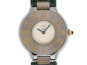 Thumbnail von Cartier 21 Must de Cartier Ref.9011 1990 Box&Beschreibung sehr gut Vintage