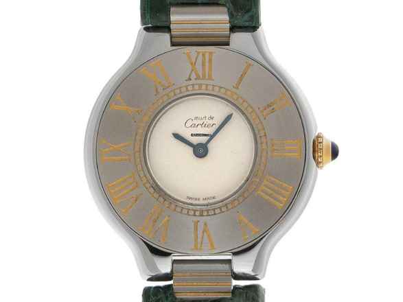  Cartier 21 Must de Cartier Ref.9011 1990 Box&Beschreibung sehr gut Vintage 