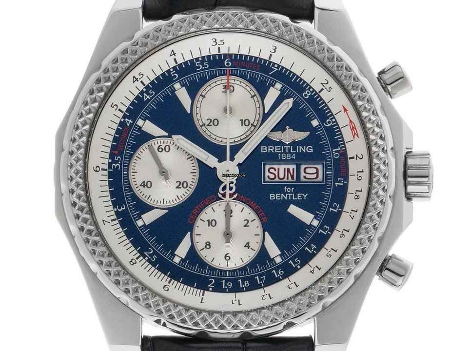  Breitling Bentley GT for Bentley GT Chronograph Day-Date Ref.A13362 2010 original Box sehr gut Vintage 