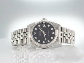 Thumbnail von Rolex Datejust 31 31mm Medium Stahl Weissgold 750 Diamanten Automatik Gold Stainless Steel 18kt White Gold Jubilé-band Chronometer Oyster Black Dial