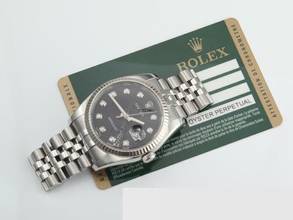 Thumbnail von Rolex Datejust 36 36mm 116234 2010 Stahl Weissgold 750 Diamanten Automatik Stainless Steel 18kt White Gold Jubilé-band Chronometer Oyster