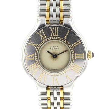  Cartier 21 Must de Cartier PM Steel Gold 