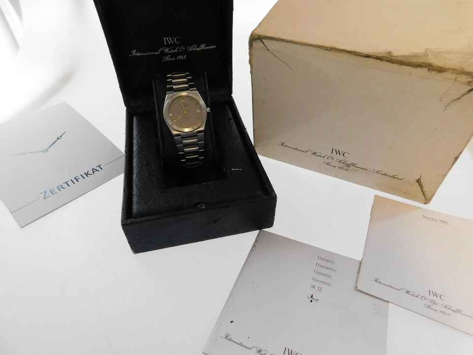  IWC Ingenieur Automatic Sl Automatic 35mm Herrenuhr super selten mit original Box Millimeter Papier Zifferblatt Uhr im Traumzustand ! 