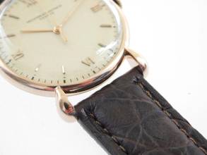 Thumbnail von Vacheron Constantin Fancy Lugs 18 Karat Rotgold Herrenuhr Rarität im Top Zustand seltenes Herrenmodell mit Handaifzug 31,5mm