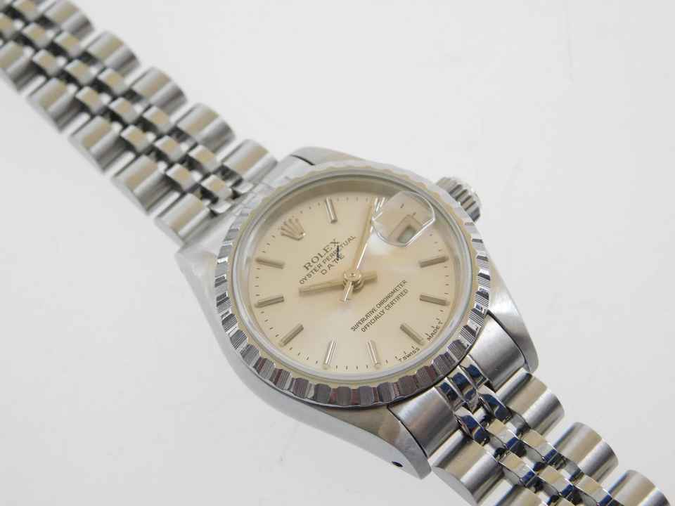  Rolex Oyster Perpetual Lady Date Datejust im Full Set LC 100 Top Band Box Papiere komplett v 1993 LC 100 